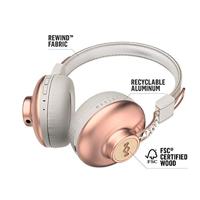 House of Marley Positive Vibration 2 Bt, Draadloze Bluetooth On-Ear Hoofdtelefoon, Geluidsisolatie, Premium Geluid, Microfoon, Opladen Via Usb, 10 Uur Batterijduur, Copper - thumbnail