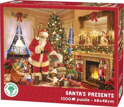 Puzzel santas presents 1000st Plenty Gifts Spellen - Plenty gifts spellen