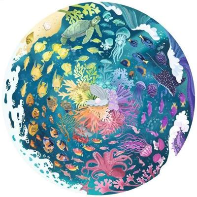 Ravensburger circle of colors puzzels - ocean, 500st.