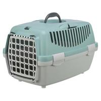 Transportbox - TRIXIE - Capri 1 - XS: 32 x 31 x 48 cm - Lichtgrijs / Salie - thumbnail