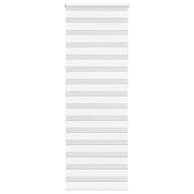 VidaXL Zebra rolgordijn 70x230 cm stofbreedte 65,9 cm polyester wit VidaXL Zebra rolgordijn 70x230 cm stofbreedte 65,9 cm polyester wit