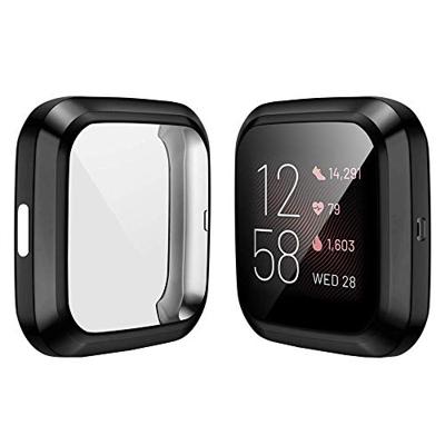 Fitbit Versa 2 Soft TPU case (volledig beschermd) - Zwart