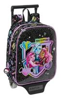 Schoolrugzak met Wielen Monster High Zwart 22 x 27 x 10 cm - thumbnail