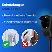 REV 0012392514 Stekkerdoos met schakelaar 3-voudig Zwart Randaarde stekker 1 stuk(s) - thumbnail