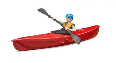 bruder bworld Kajak met speelfiguur modelvoertuig