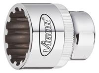 Vigor V1984 Dop (zeskant) Dopsleutelinzetstuk 11 mm 1/4 (6.3 mm) - thumbnail