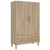 Hoge kast 70x31x115 cm bewerkt hout sonoma eikenkleurig - thumbnail