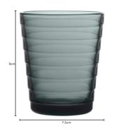 IITTALA - Aino Aalto - Glas 0,22l Dark Grey set/2 - thumbnail