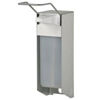 Zeepdispenser ingoman lange beugel 1000ml zilver - thumbnail