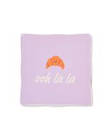 HEMA Tegel 10x10cm keramiek croissant &apos;ooh la la&apos; paars - thumbnail