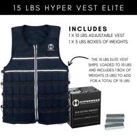 Hyper Vest ELITE M - 15 lbs (6,75 kg) met boosterpack - thumbnail
