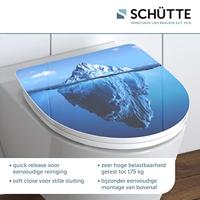 Duroplast High Gloss WC-bril ICEBERG met soft-close en quick-release - thumbnail