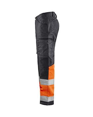 Blåkläder Werkbroek met stretch High-Vis 15511811 | Medium Grijs/ High-Vis Oranje | Maat 62 - 7330509746240
