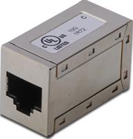 Digitus RJ45 Netwerk Adapter CAT 5, CAT 5e, CAT 6 [1x RJ45-bus - 1x RJ45-bus] Grijs - thumbnail