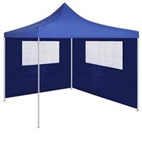 Prieelzijwand met ramen 4x2 m blauw - thumbnail