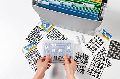 Etiket herma 4158 10mm letters a-z zwart | 10 stuks