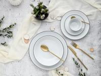 Creatable Serviesset Luna Black Line (30-delig combi-servies) - thumbnail