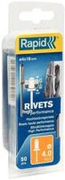 Rapid High Performance Blindklinknagels Ø 4x18mm + boor in blister (50 stuks) - thumbnail