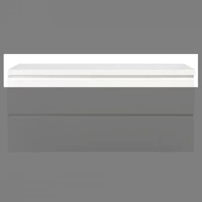 Topblad Tieme glans wit