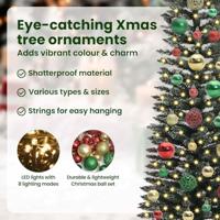 Kunstkerstboom met 150 LED Groen 120 cm PVC en Plastic en Staal - thumbnail