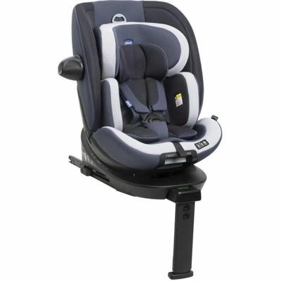 Autostoel - CHICCO - EVERONE - Groep 0/1/2/3 - I-Size - Draaibaar - Liggend - Verkleiner - Zilver