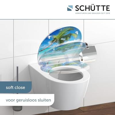 Duroplast WC-bril CARRIBEAN met soft-close en quick-release - thumbnail