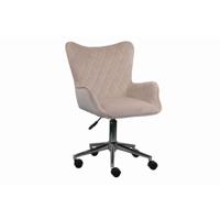 Stoel DKD Home Decor Crème Zilverkleurig 52 x 56,5 x 80 cm - thumbnail