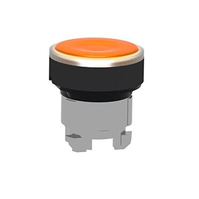 Schneider Electric ZB4BW3537 ZB4BW3537 Terugstelbaar (Ø) 22 mm Zonder markering Zwart, Geel 1 stuk(s)