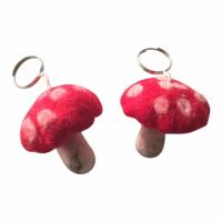Sleutelhangers Paddenstoel (2 stuks) - thumbnail