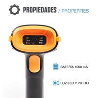Barcodelezer iggual L2DBT 300 scan/s LED Bluetooth Zwart - thumbnail