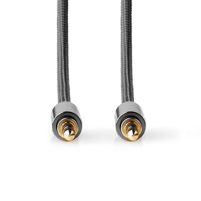 Nedis Stereo-Audiokabel | 3,5 mm Male naar 3,5 mm Male | 5 m | 1 stuks - CATB22000GY50 CATB22000GY50