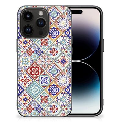 iPhone 15 Pro Marmeren Print Telefoonhoesje Tiles Color