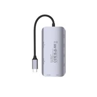 UNITEK ACTIEVE HUB USB-C 2X HDMI 4K, RJ45, PD 100W - thumbnail