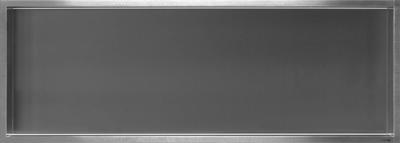 Looox BoX nis - 90x30cm - inbouw - rvs geborsteld box90