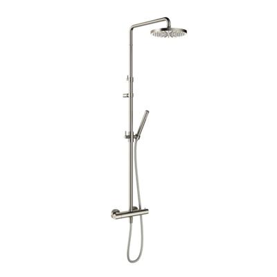 Thermostatische Stortdoucheset Hotbath Ace Geborsteld Nikkel Thermostatische Stortdoucheset Hotbath Ace Geborsteld Nikkel
