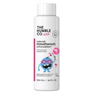 The Humble Co. Mondwater strawberry (voor kinderen)