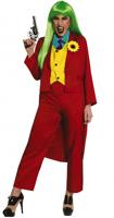 The Joker Kostuum Dames Rood - thumbnail