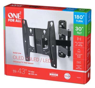 OneForAll WM4251 TV beugel Zwart - thumbnail
