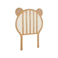 sweeek - Rotan hoofdbord voor kinderkamer, 90 x 100cm - thumbnail
