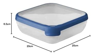 Curver grand chef eco vershouddoos 1.6 liter vierkant