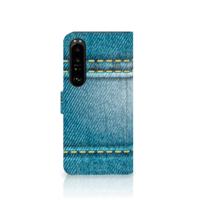 Sony Xperia 1 IV | Wallet Case | met Pasjes | Jeans - thumbnail