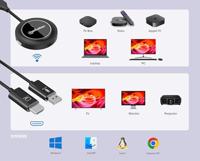 Manhattan 1080p Wireless HDMI-Präsentationsset mit HDMI-Empfänger und HDMI Sender-Dongle Draadloze HDMI-set 30 m 5150 kHz, 5250 MHz 1920 x 1080 Pixel - thumbnail