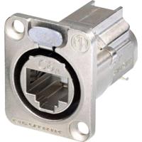 Neutrik NE8FDX-Y6 RJ45-dataconnector etherCON D-serie NE8FDX-Y6 Bus, recht Aantal polen: 8P8C Nikkel 1 stuk(s) - thumbnail