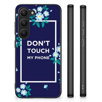 Samsung Galaxy S23 | Telefoon Hoesje | Flowers Blue DTMP