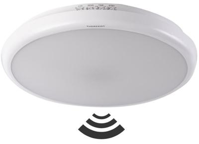 Enzo Thorgeon led plafonniere 265mm wit 16w tri-white ip65 + sensor - 5017775
