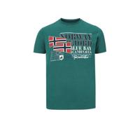 Jan Vanderstorm T-shirt ARWED Plus Size met printopdruk groen - thumbnail