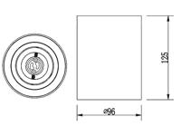 Trio Witte plafondspotCookie - 612900131 - thumbnail