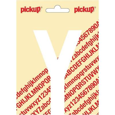 Plakletter Nobel Sticker witte letter Y wit Pickup - Pickup