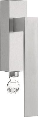 Formani Square LSQ2-DKLOCK draaikiepgarnituur afsluitbaar linksdraaiend - mat RVS