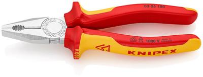 Knipex 03 06 180 VDE Combinatietang 180 mm DIN ISO 5746, DIN EN 60900